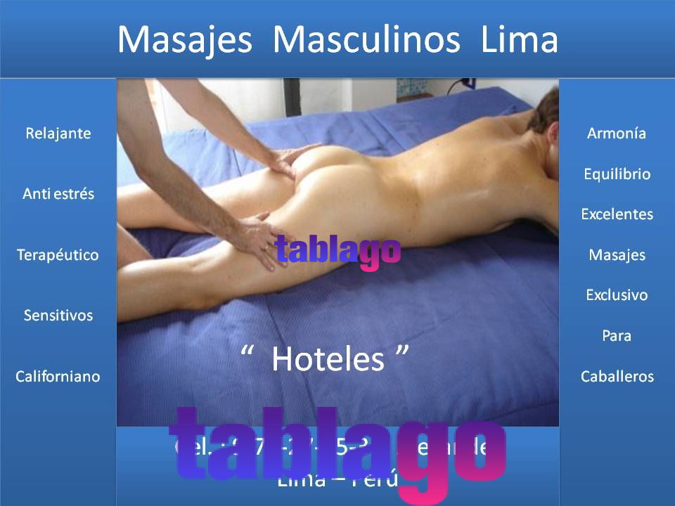 Masajes a domicilio y hoteles Lince Miraflores San Isidro ALEXANDER TU MASAJISTA MASCULINO