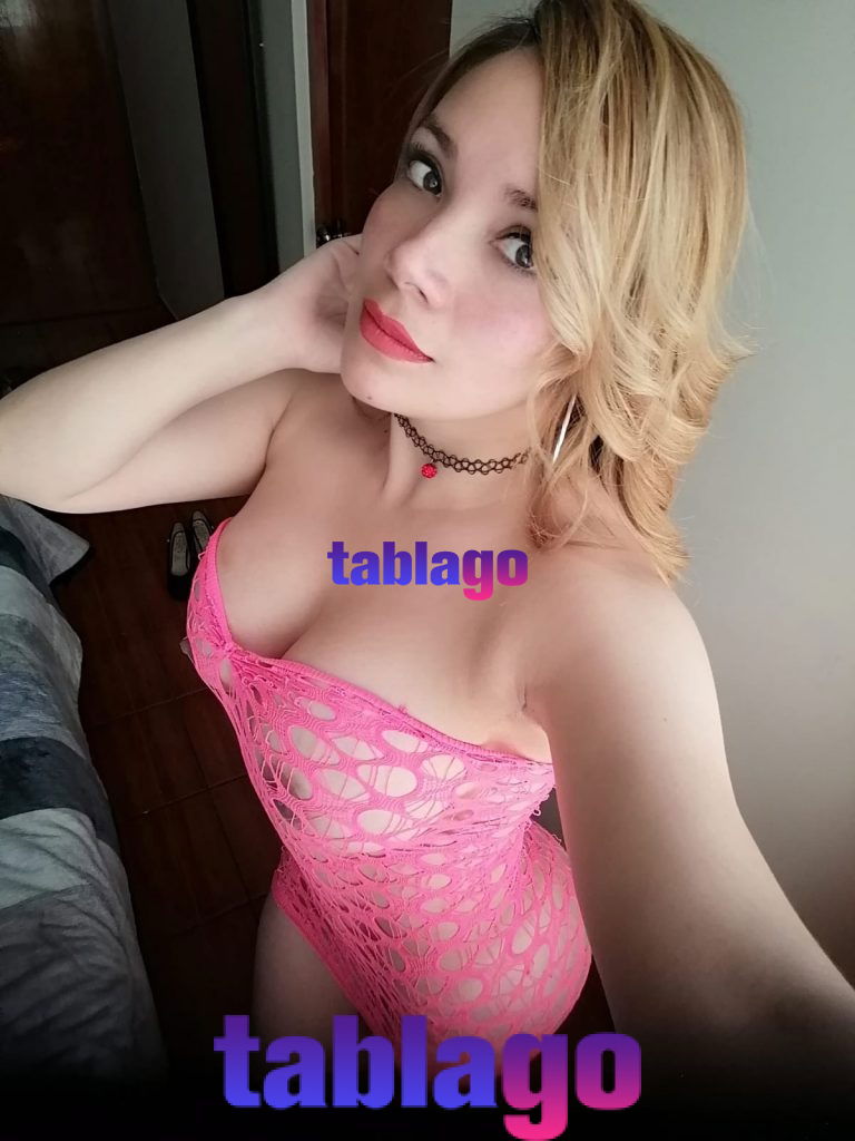 NATY COLOMBIANA RUBIA CARIÑOSA CON DESEOS DE HACER EL AMOR Y SER TU AMANTE  - Tablago Perú