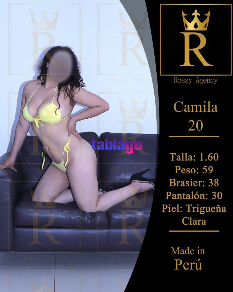 CAMILA SEXY PERUANA CON RICOS SENOS NATURALES.